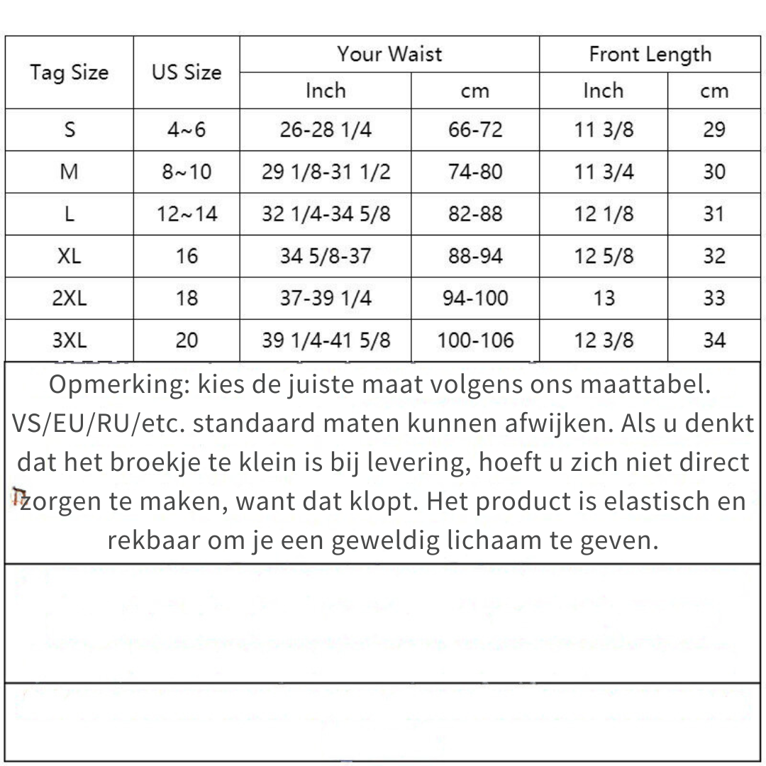 corrigerend ondergoed™ - creëer een zandloper figuur!