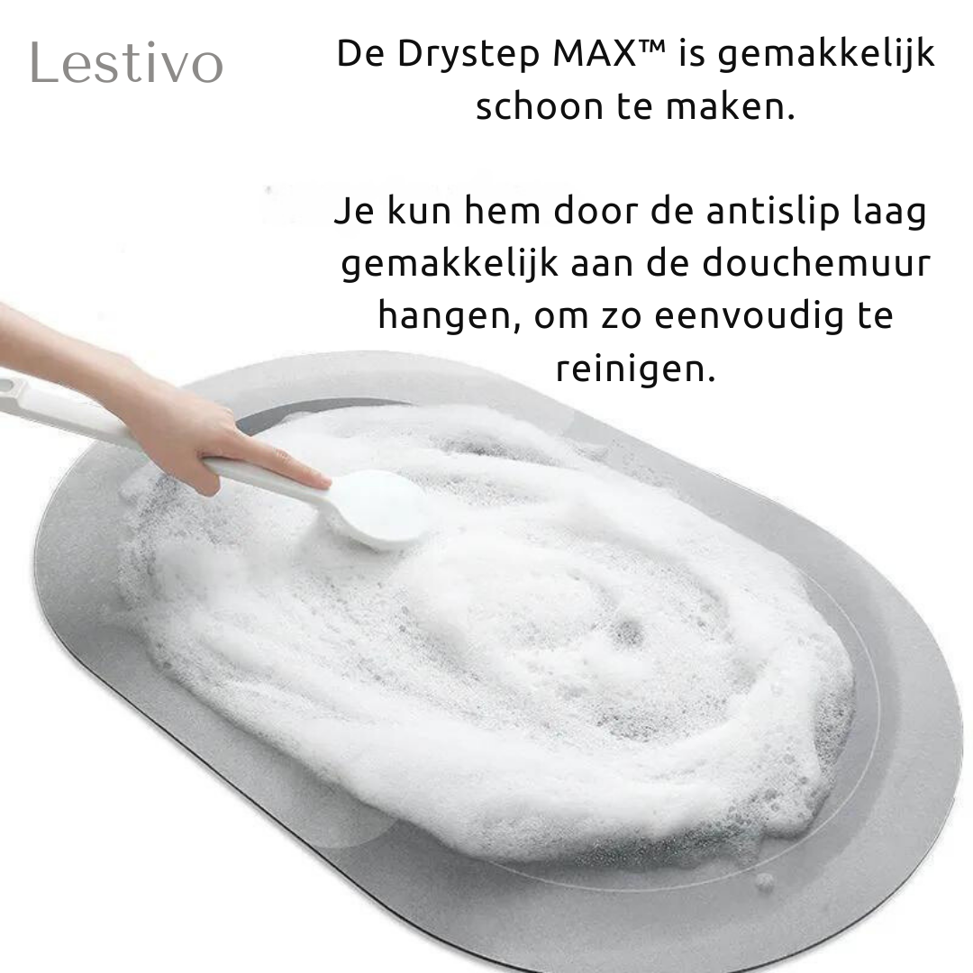 Drystep MAX ™ | De absorberende douchemat, die jou badkamer droog houdt.