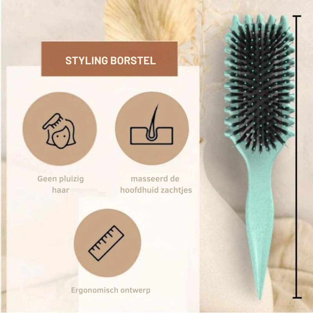Krullenborstel™- Transformeer je krullen met de krullenborstel™ - de ultieme haarstyling tool!