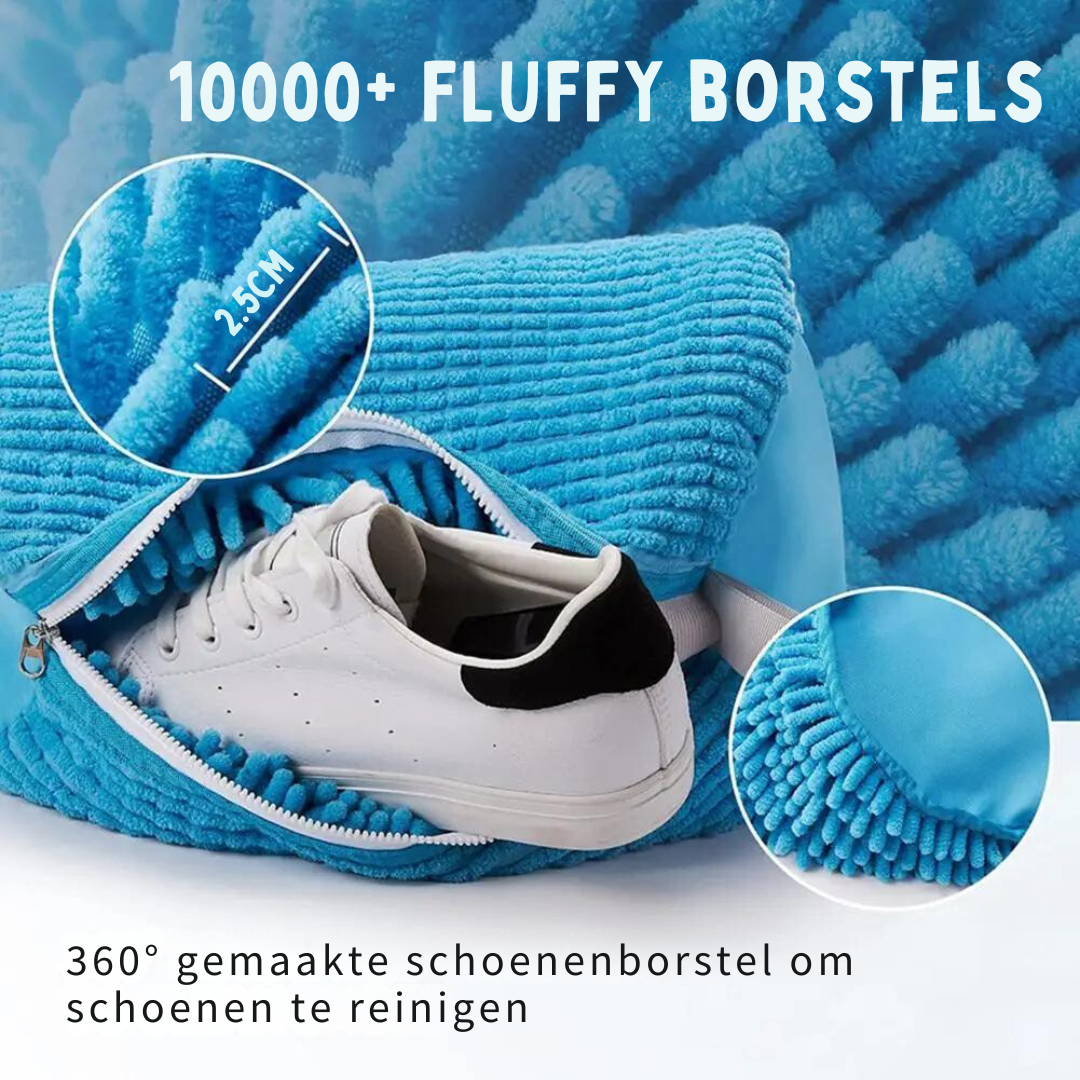Schoenen waszak™ - Eindelijk een waszak die je festivalschoenen met gemak aankan!