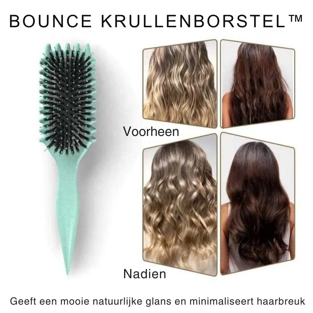 Krullenborstel™- Transformeer je krullen met de krullenborstel™ - de ultieme haarstyling tool!