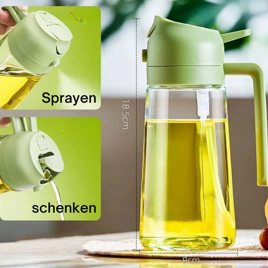 2 in 1 bakspray™ - De ultieme oplossing om te besparen op je olijfolie!