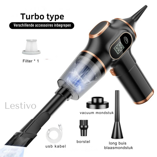 handstofzuiger™ |Ultieme reiniging van de auto gemakkelijk gemaakt met Lestivo's Auto stofzuiger™.